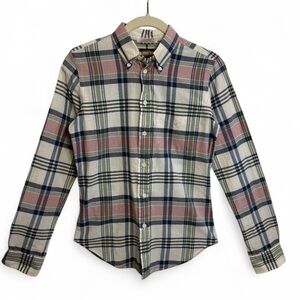 Ralph Lauren RUGBY Multicolor Plaid Button Down Shirt, WOMENS SIZE 0‎